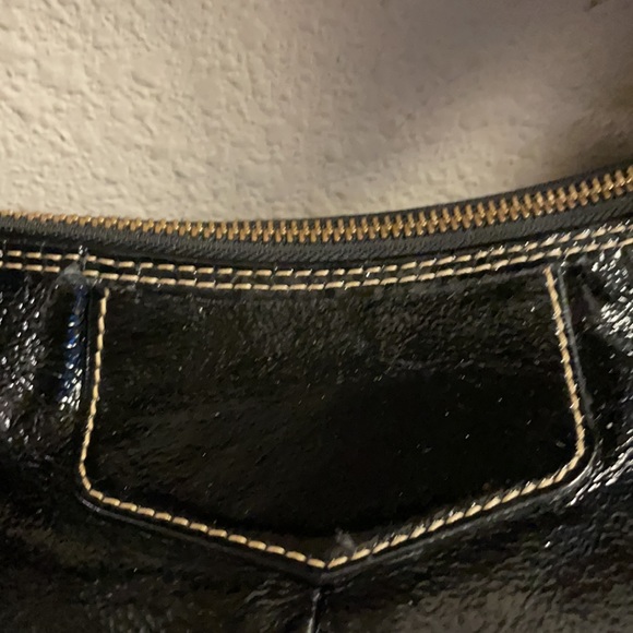 Dooney and Bourke Patent Leather Hobo - Picture 5 of 10